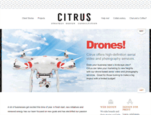 Tablet Screenshot of citrusmedia.com